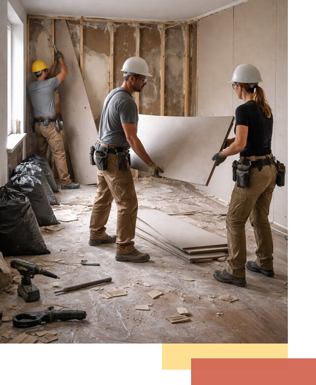 Демонтаж стеновых панелей в щербинке быстро и аккуратно