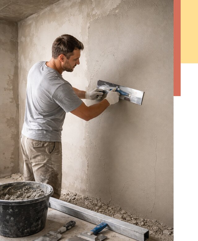 Штукатурка стен без маяков в щербинке от 7331 руб/м2 — услуги и цена | ОТДЕЛОЧНИК-Щрб