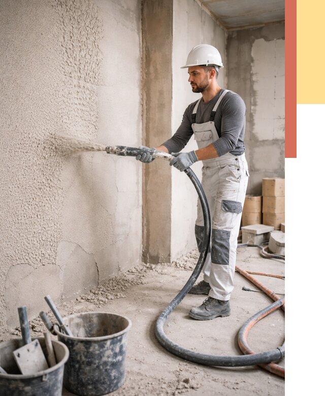 Машинная штукатурка стен в щербинке под ключ от 6618 руб./м2 | ОТДЕЛОЧНИК-Щрб