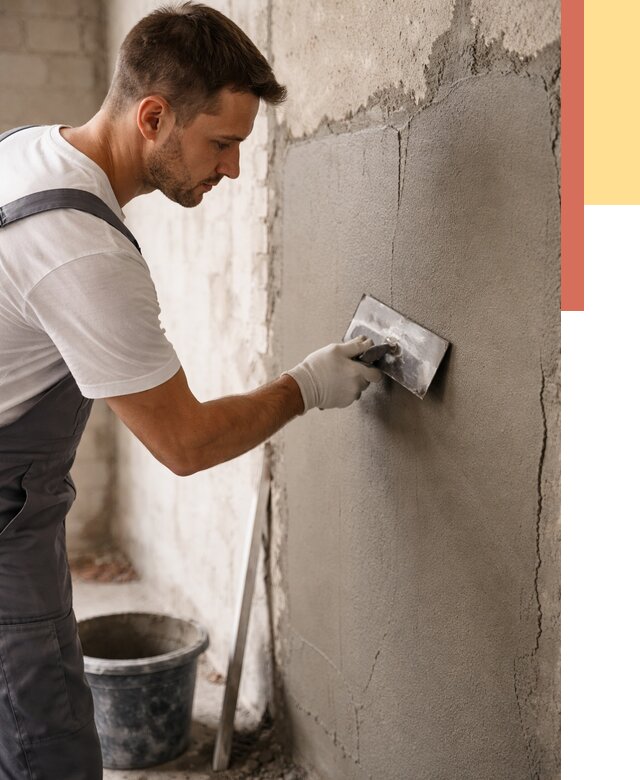 Штукатурка стен под плитку в щербинке от 4276 руб./м2 — выравнивание под плитку | ОТДЕЛОЧНИК-Щрб