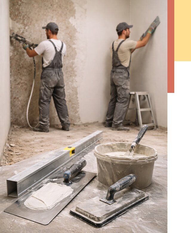 Штукатурка стен под обои в щербинке от 4582 руб./м2 — выравнивание под обои | ОТДЕЛОЧНИК-Щрб