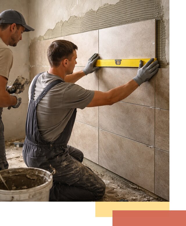 Облицовка стен керамогранитом в щербинке профессионально и быстро