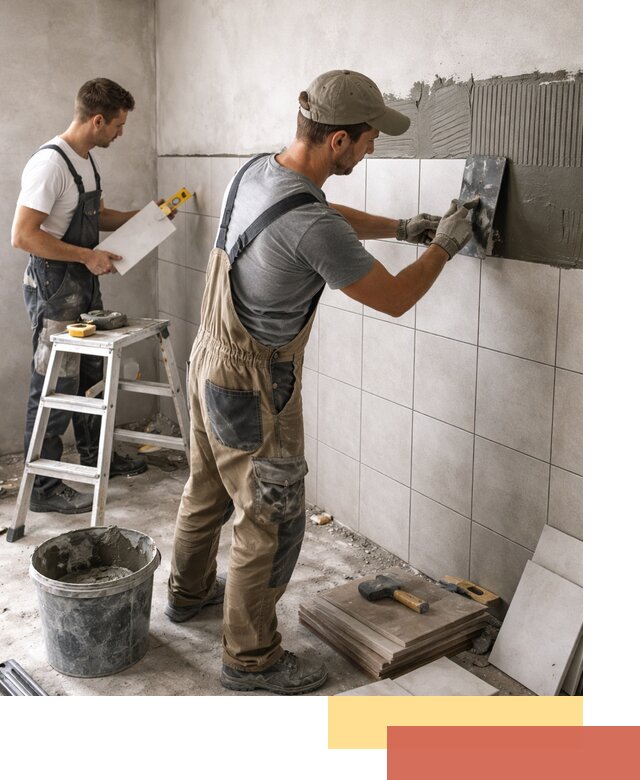 Укладка плитки на стены в щербинке профессионально и надежно