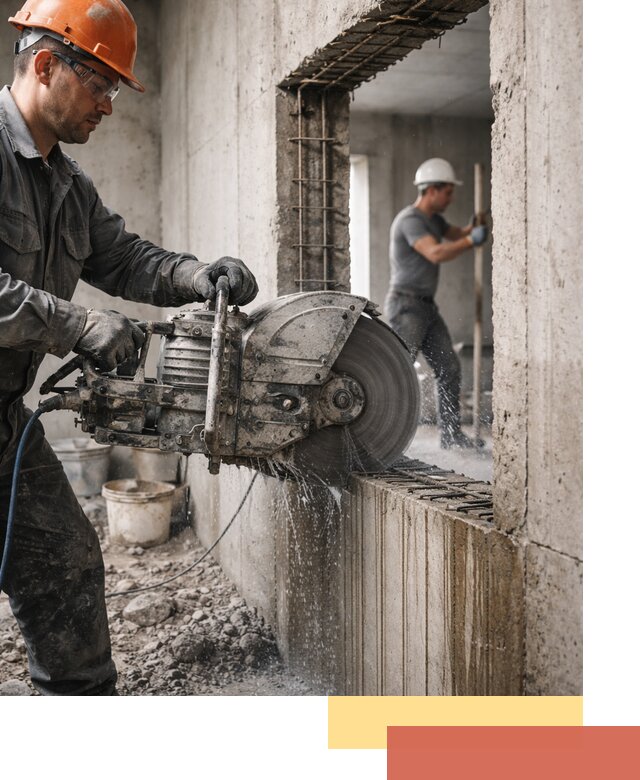 Алмазная резка проемов в щербинке быстро и точно