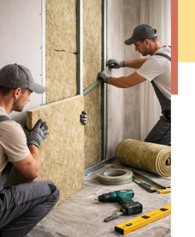 Шумоизоляция стен в щербинке под ключ от 1884 руб. | ОТДЕЛОЧНИК-Щрб