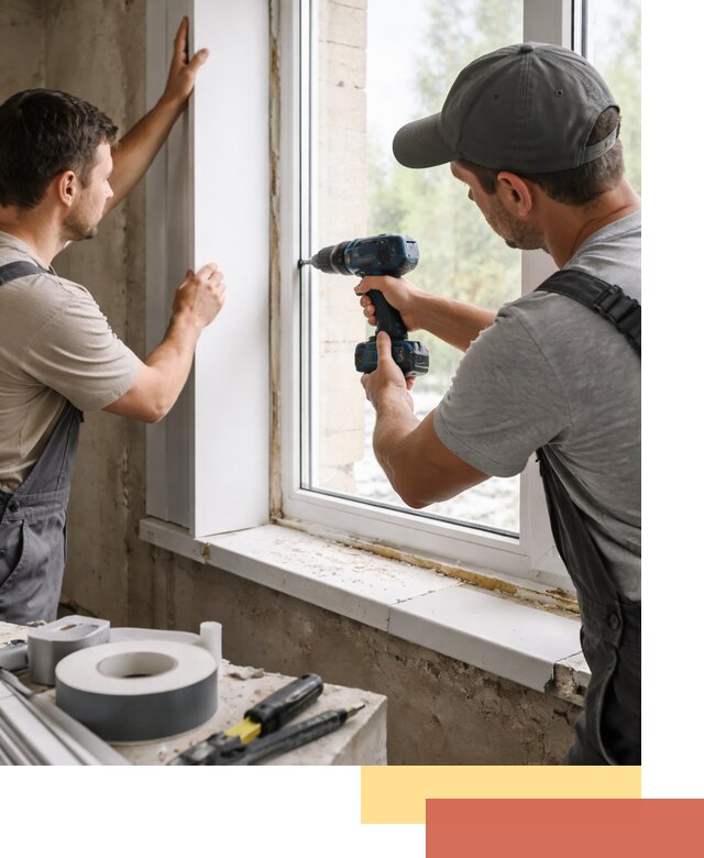 Установка пластиковых откосов в щербинке быстро и качественно