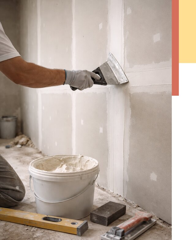 Шпаклевка перегородок из гипсокартона в щербинке от 2546 руб. — услуги ОТДЕЛОЧНИК-Щрб