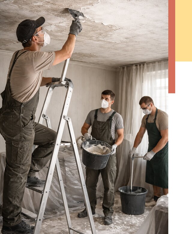 Удаление побелки с потолка в щербинке от 2546 руб. быстро и недорого | ОТДЕЛОЧНИК-Щрб