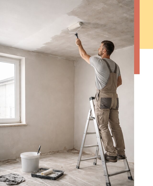 Грунтовка потолка в щербинке от 2546 руб. — быстро и недорого | ОТДЕЛОЧНИК-Щрб