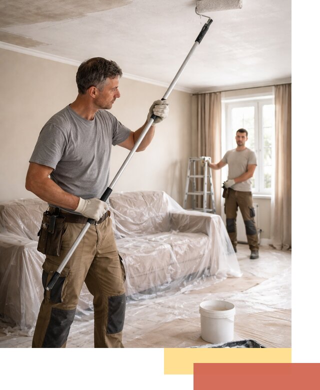 Грунтовка потолка в щербинке — подготовка под покраску и отделку