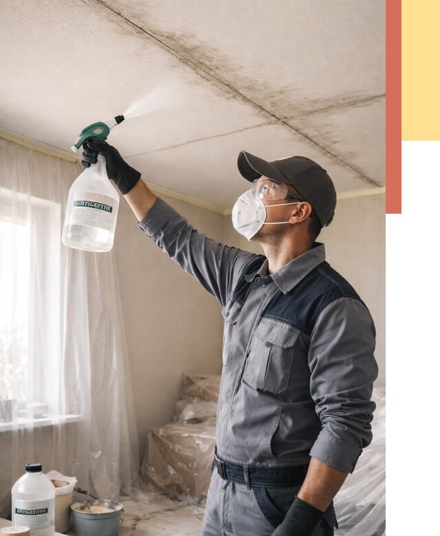 Антисептическая обработка потолка в щербинке от 2546 руб. | ОТДЕЛОЧНИК-Щрб