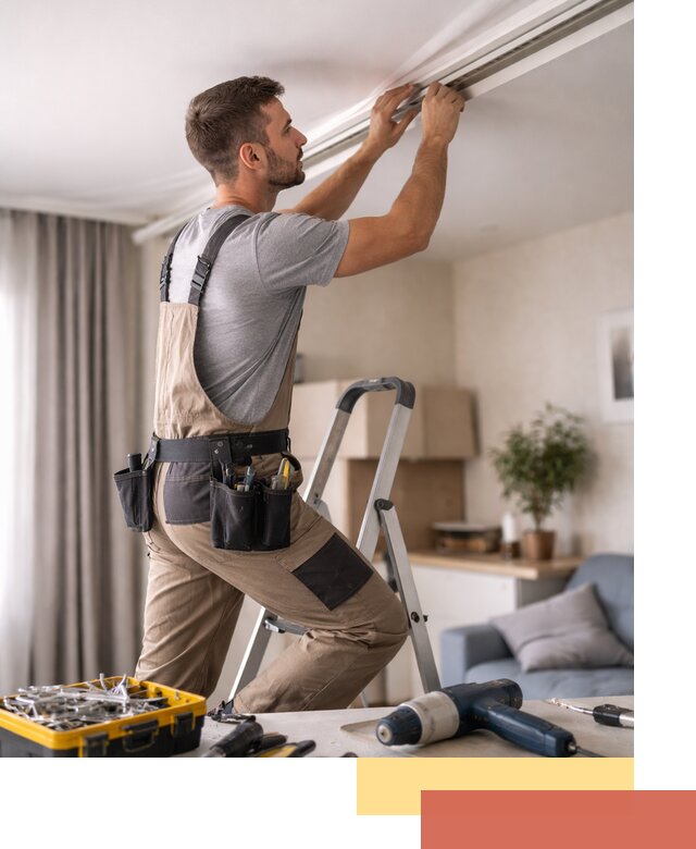 Ремонт натяжных потолков в щербинке — качественно и оперативно