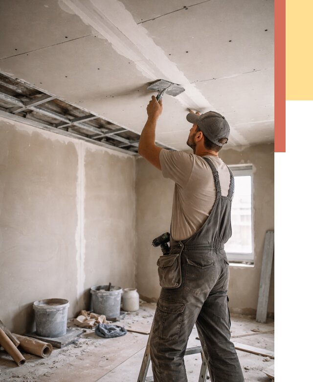 Ремонт потолка из гипсокартона в щербинке от 662 руб./м² — быстро и недорого | ОТДЕЛОЧНИК-Щрб